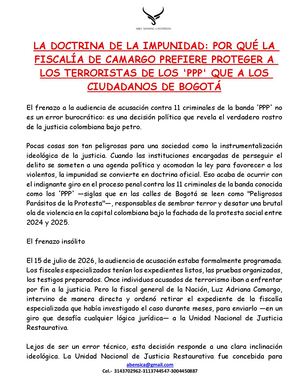La Doctrina De La Impunidad