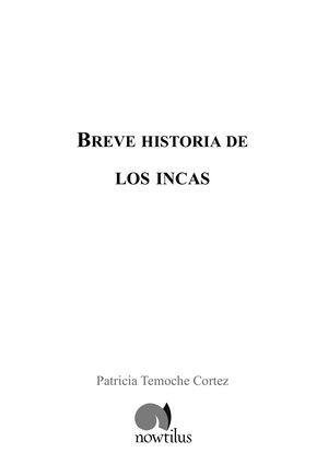 Breve Historia De Los Incas