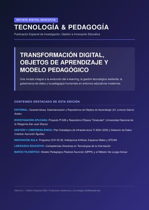 Revista Digital Tecnologia Y Pedagogia