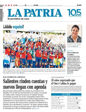 Portada 20 de julio del 2026