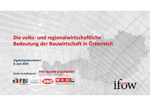 Studie IFÖW Wertschöpfungsstudie Bauwirtschaft
