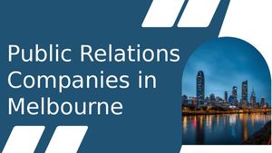 Public Relations Companies Melbourne