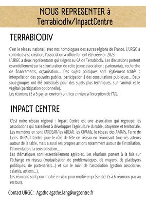 Représentation terrabiodiv Inpact Centre