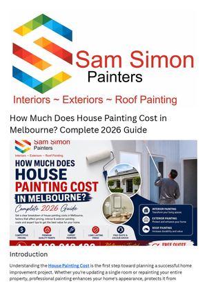 How Much Does House Painting Cost in Melbourne? 2026 Guide