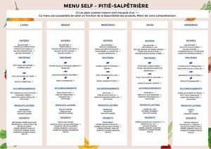 Menu Self Du 20 7 2026 Au 24 7 2026