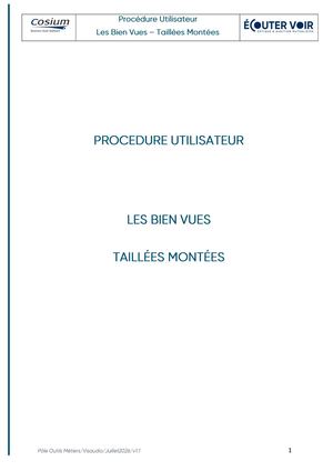 Tuto Les Bien Vues Taillées Montées