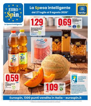 Volantino Eurospin Dal 27 Luglio Al 09 Agosto 2026