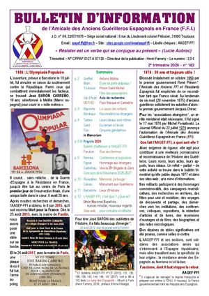 Bulletin Information Guérilleros N°182