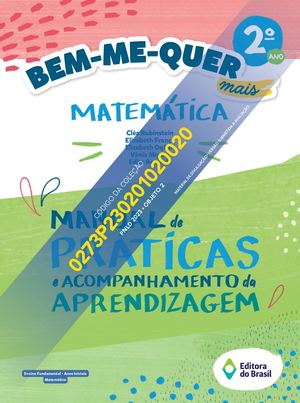 Livro Bem-me-quer matemática 2° ano práticas professor