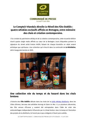 2026 06 Le Comptoir Irlandais Devoile Le Reveil Des Futs Oublies