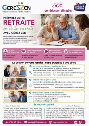 Retraite Bulletin Information