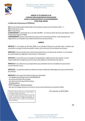 Arrêtést 2026 08 14 49 Caurisbtp 4rue Jean Giono Signe 1