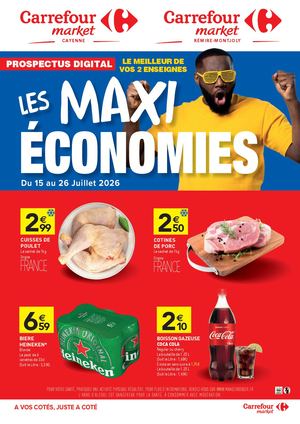 CATALOGUE PROMO SUP ECO / CARREFOUR MARKET GUYANE MAXI ECONOMIES JUILLET 2026