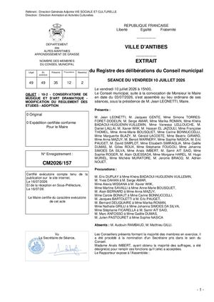 Règlement des études