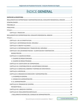 Reglamento De Propiedad Horizontal Aragón Vigente