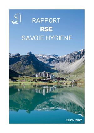 Rapport Rse 2025-2026
