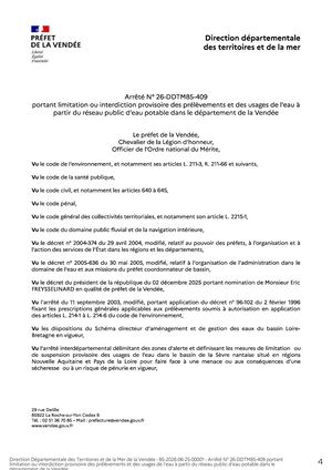 Ap Limitation 26 Ddtm85 409 Eau Potable