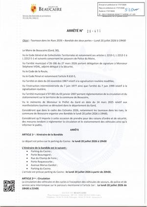 Fichier Parution Des Arrêtés 26 411 à 26 417 Du 17 07 2026