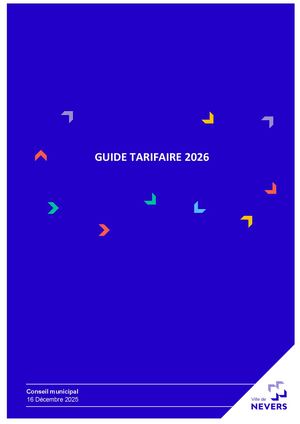 Guide Tarifaire 2026 Maj 06 2026