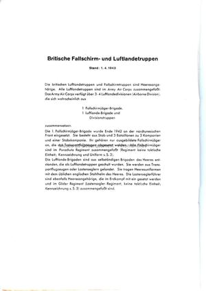 Fascicule allemand