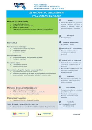 Les Maladies Du Vieillissements Et La Sclérose En Plaque