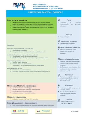 Prévention Santé Au Domicile