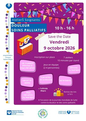 Affiche Ateliers Soignants Douleur Et Soins Palliatifs