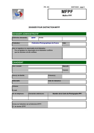 Dossier MFPF 2026
