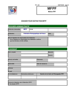 Dossier MFPF 2026