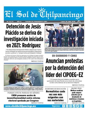 El Sol De Chilpancingo 20 Julio 2026 Compressed