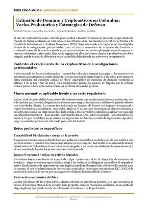 Extincion Dominio Criptoactivos Robledo Vargas Abogados