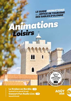 2026 - Guide Animations Août Les Sables d'Olonne