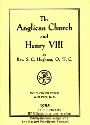The Anglican Church and Henry VIII