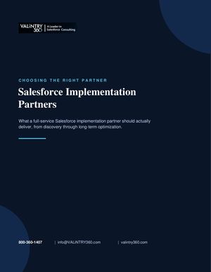 Salesforce Implementation Partners