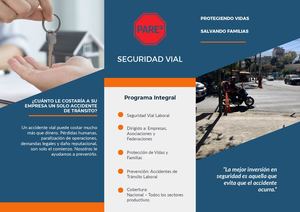 Protegiendo Vidas Seguridad Vial Corporativa (Trípticos)2