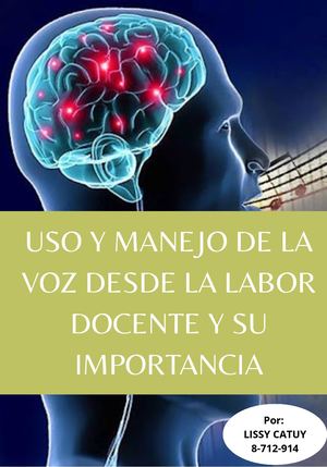 USO Y MANEJO DE LA VOZ