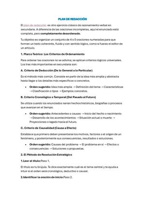 Plan De Redacción