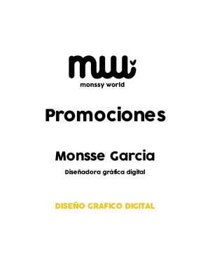 Promociones Monssy World