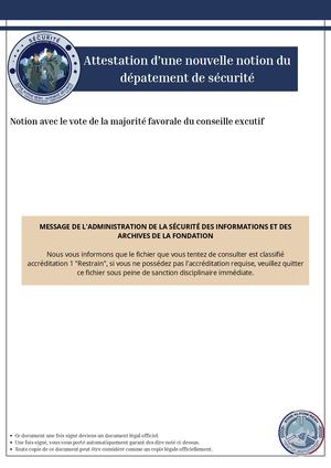 Notion De Sécurité N1