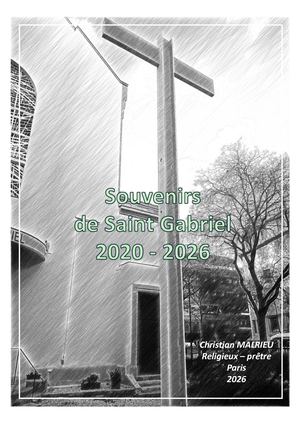 Souvenirs de Saint Gabriel 2020 2026