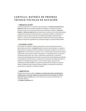 Cartilla Thomas Lau