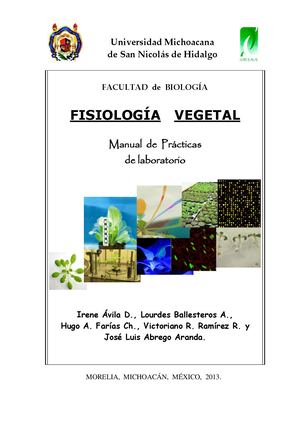 Fisilogia Vegetal Practica