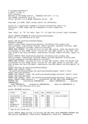 Maykel Bermudez Base De Datos