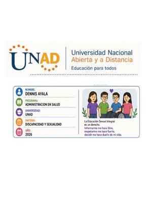 Sexualidad Y Discapacidad