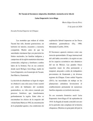 De Tacaná Al Soconusco