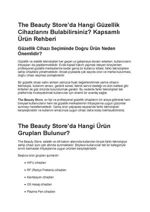 The Beauty Store