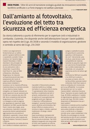 Eredi Pisoni ne Il Sole 24 Ore 21.07.2026