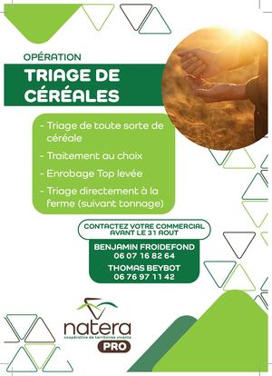 Naterapro Affiche A3 Cereales