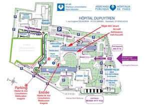 Plan Dupuytren Accés Nouveau Plan Pour Le Livret D'accueil Patient 2025