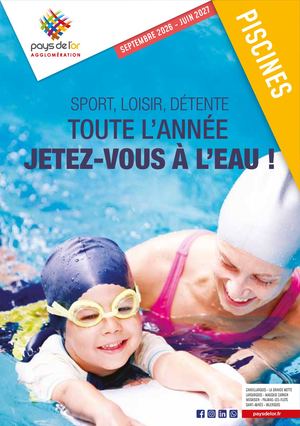 Brochure Piscines Annuel 2026 2027